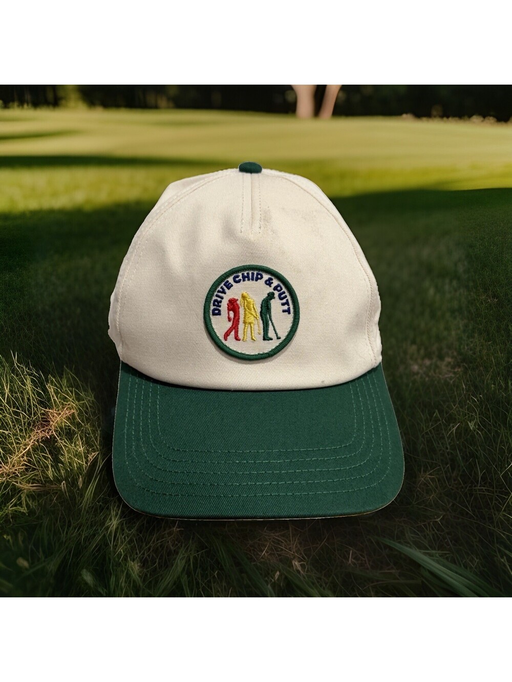 Drive Chip And Putt Golfers 18 Hole Golf Course Sand Trap Bunker Baseball Cap